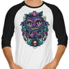 The Cat of Mischief - 3/4 Sleeve Raglan T-Shirt