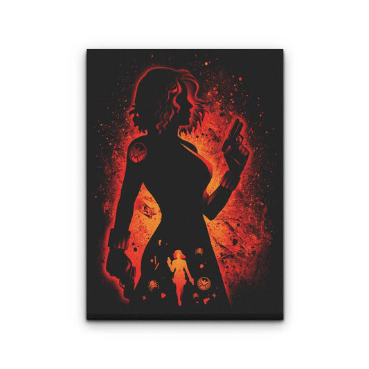 The Charming Black Widow - Canvas Print