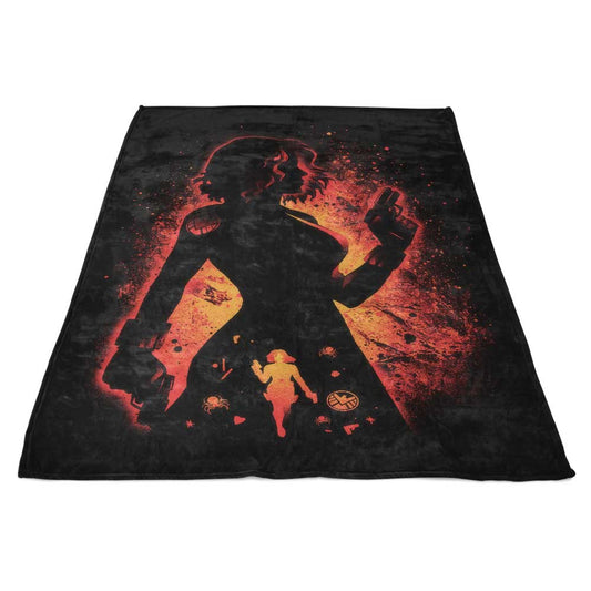 The Charming Black Widow - Fleece Blanket