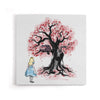 The Cheshire's Tree Sumi-e - Canvas Print