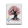 The Cheshire's Tree Sumi-e - Canvas Print