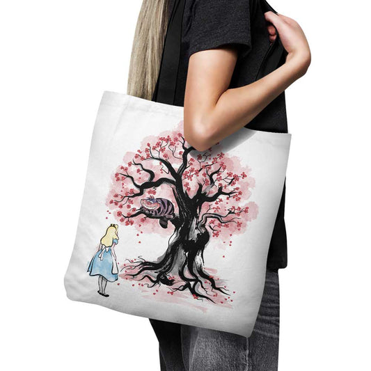 The Cheshire's Tree Sumi-e - Tote Bag