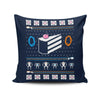 The Christmas Cake is a Lie - Throw Pillow
