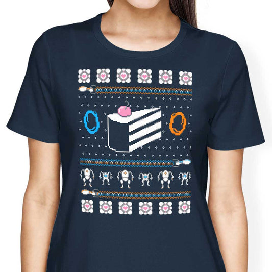 The Christmas Cake is a Lie - Women's Apparel