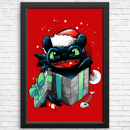 The Christmas Dragon - Posters & Prints