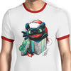 The Christmas Dragon - Ringer T-Shirt