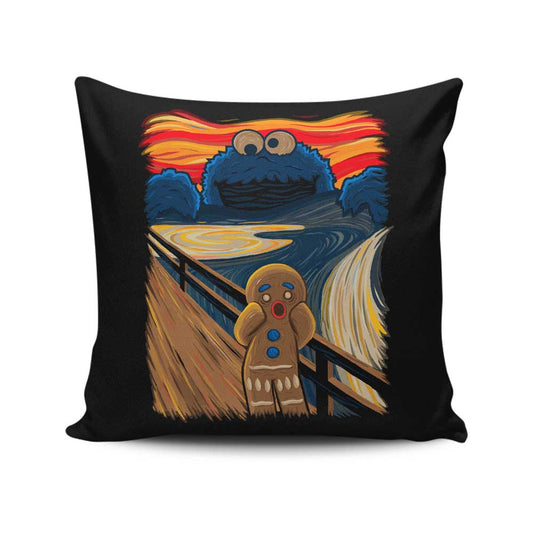 The Cookie Muncher - Throw Pillow