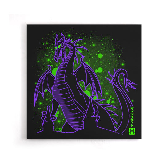 The Dark Dragon - Canvas Print