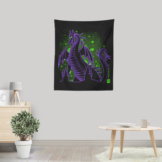 The Dark Dragon - Wall Tapestry