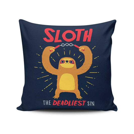 The Deadliest Sin - Throw Pillow
