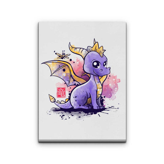 The Dragon and the Dragonfly - Canvas Print