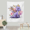 The Dragon and the Dragonfly - Wall Tapestry