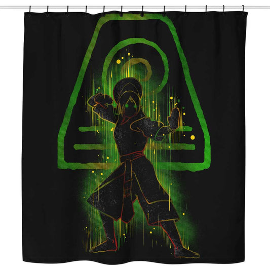 The Earth Bender - Shower Curtain