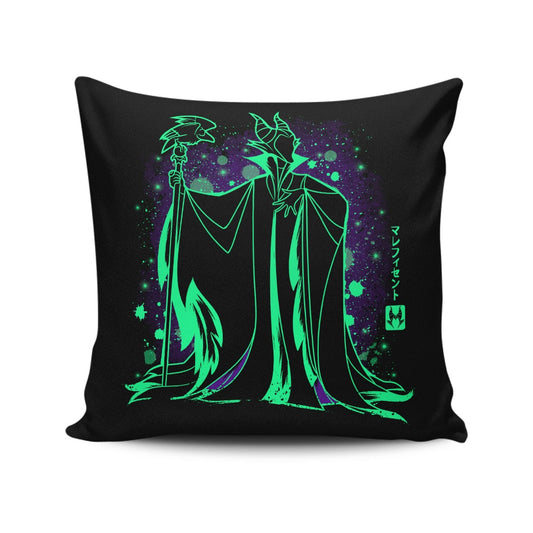 The Evil Fairy (Alt) - Throw Pillow