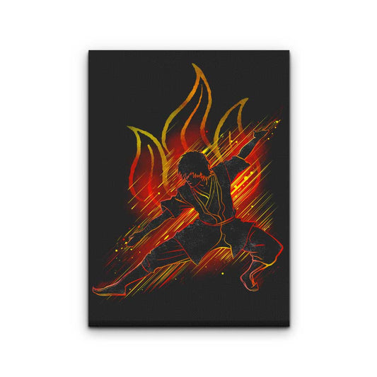 The Fire Bender - Canvas Print