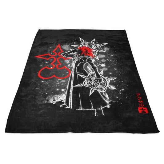 The Flurry of Dancing Flames - Fleece Blanket