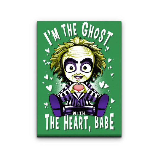 The Ghost with the Heart - Canvas Print