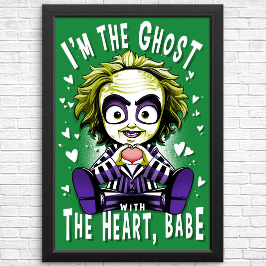 The Ghost with the Heart - Posters & Prints
