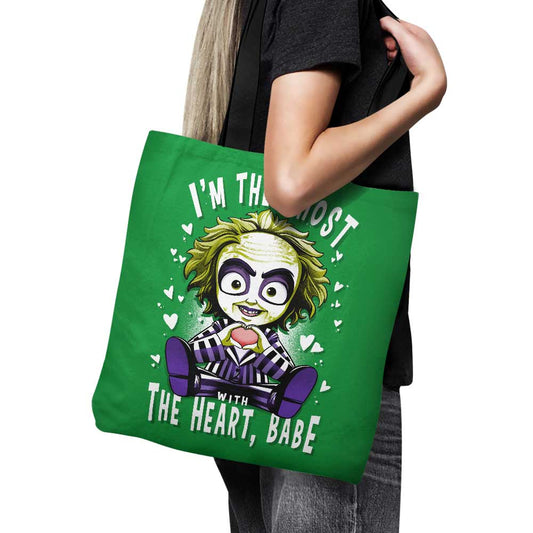The Ghost with the Heart - Tote Bag