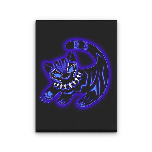 The Glowing Panther King - Canvas Print