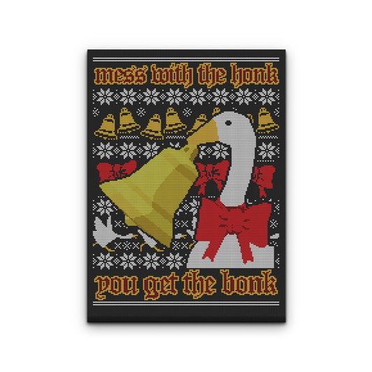 The Goose Sweater - Canvas Print