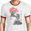 The Great Deku Sumi-e - Ringer T-Shirt