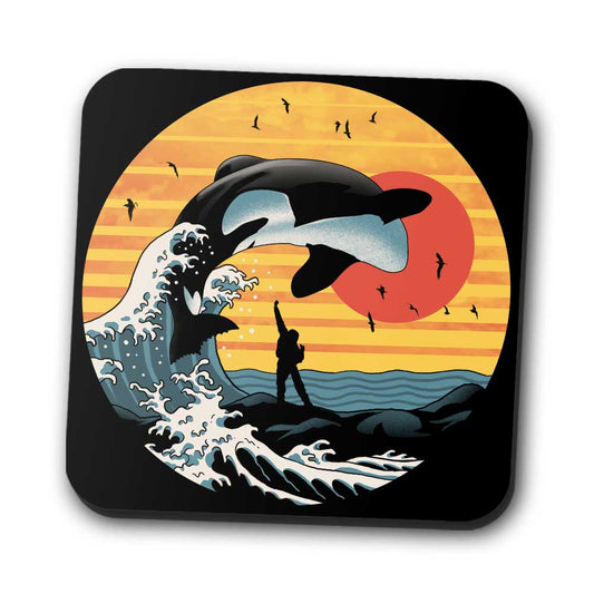 The Great Whale Off Kanagawa - Coasters