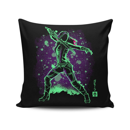 The Green Assassin - Throw Pillow