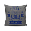 The Grey Towers - Throw Pillow
