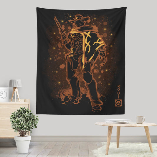 The Gunman - Wall Tapestry