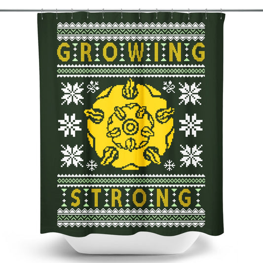 The Holidays are Growing Strong - Shower Curtain