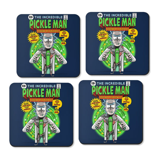 The Incredible Pickle Man - Coasters