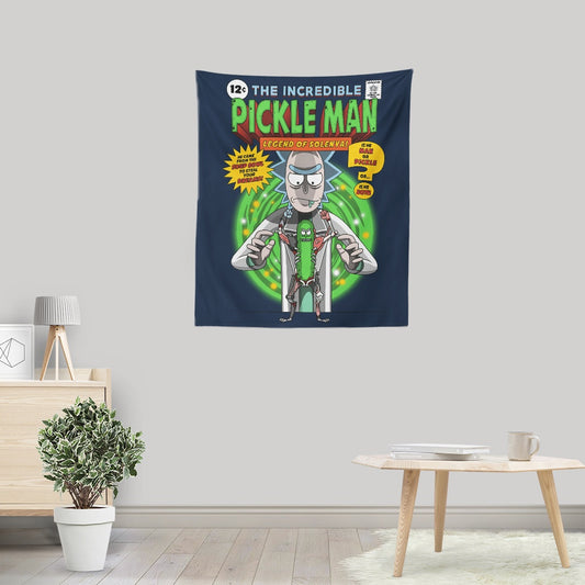 The Incredible Pickle Man - Wall Tapestry