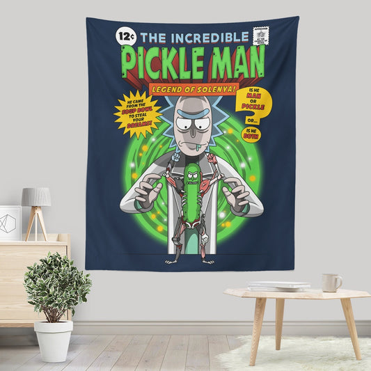 The Incredible Pickle Man - Wall Tapestry
