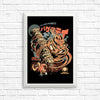 The Kaiju Spaghetti - Posters & Prints
