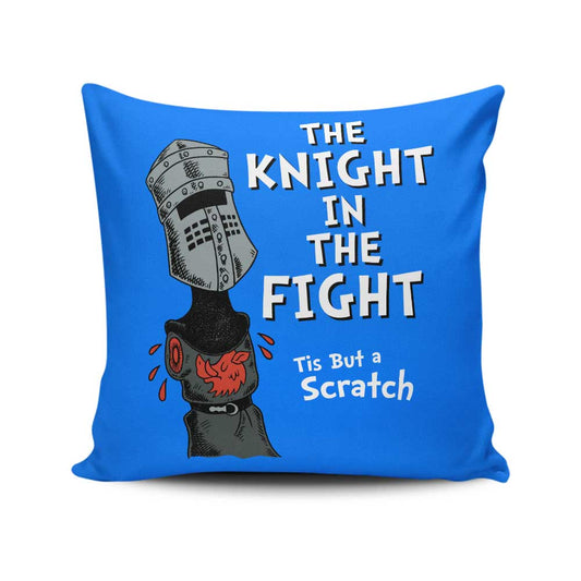 The Knight in the Fight - Throw Pillow