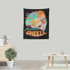 The Leaning Tower of Cheeza - Wall Tapestry