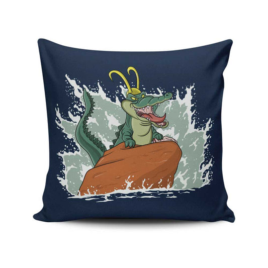 The Little Alligator - Throw Pillow