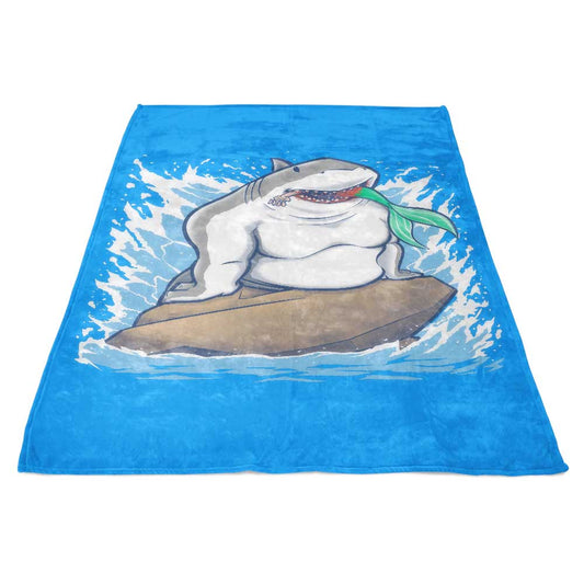 The Little Shark - Fleece Blanket