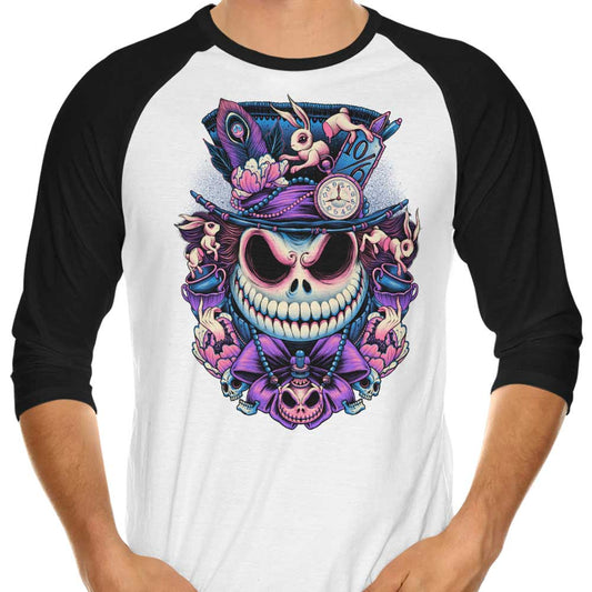 The Mad Skellington - 3/4 Sleeve Raglan T-Shirt