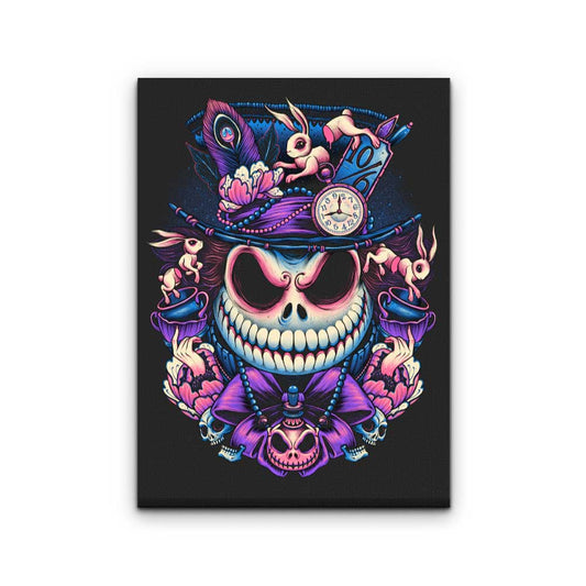 The Mad Skellington - Canvas Print