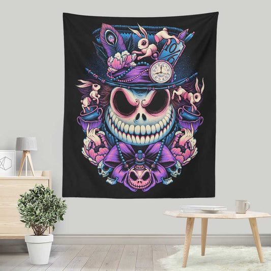The Mad Skellington - Wall Tapestry