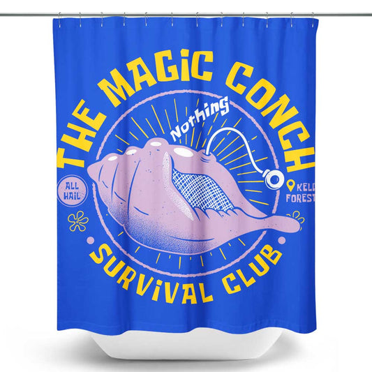 The Magic Conch - Shower Curtain