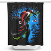 The Mean One - Shower Curtain