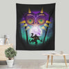 The Moon and the Mask - Wall Tapestry