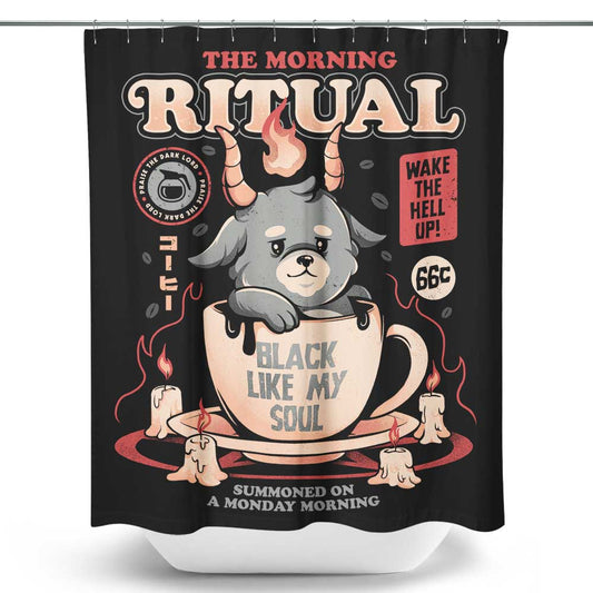 The Morning Ritual - Shower Curtain