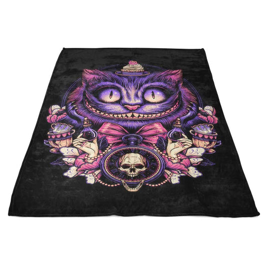 The Mysterious Smile - Fleece Blanket