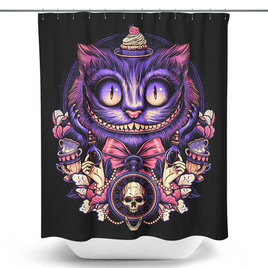 The Mysterious Smile - Shower Curtain