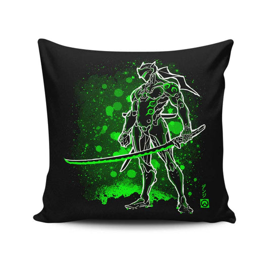 The Ninja (Alt) - Throw Pillow