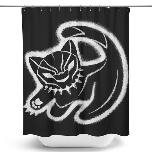 The Panther King - Shower Curtain